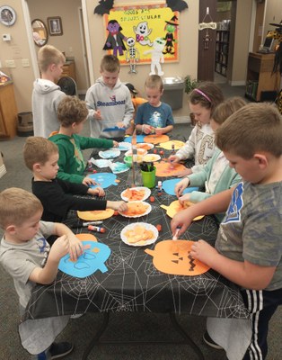 Halloween story and crafts