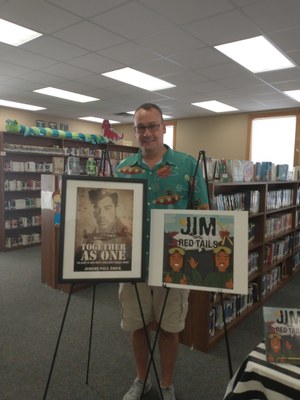 Jeremy Amick book signing "Jim and the Red Tails"