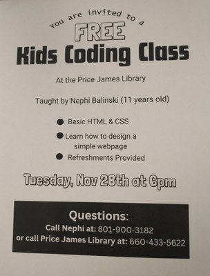 Kids Coding Class