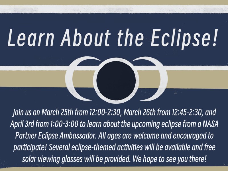 Learn about the eclipse! Learn about the eclipse!