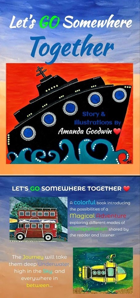 Book signing with Amanda Goodwin. Let's go somewhere together Book signing with Amanda Goodwin. Let's go somewhere together