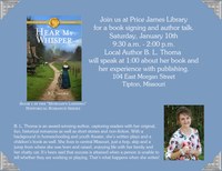 B.L Thoma Book signing and Author talk