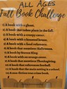Fall book challenge